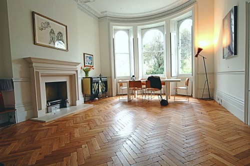Distressed oak parquet flooring3