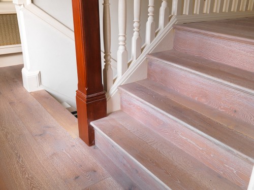 Stairs Cladded with Bespoke Finished Oak