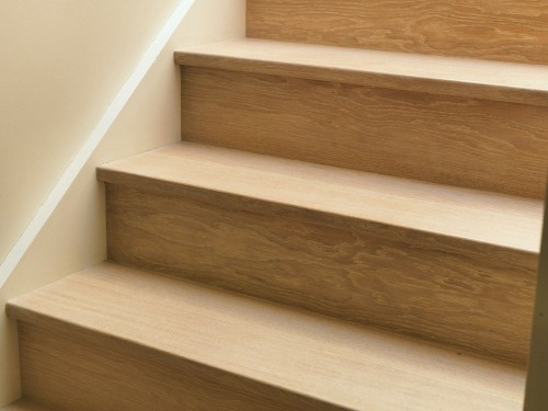 Stairs Cladded with Light Olied Oak
