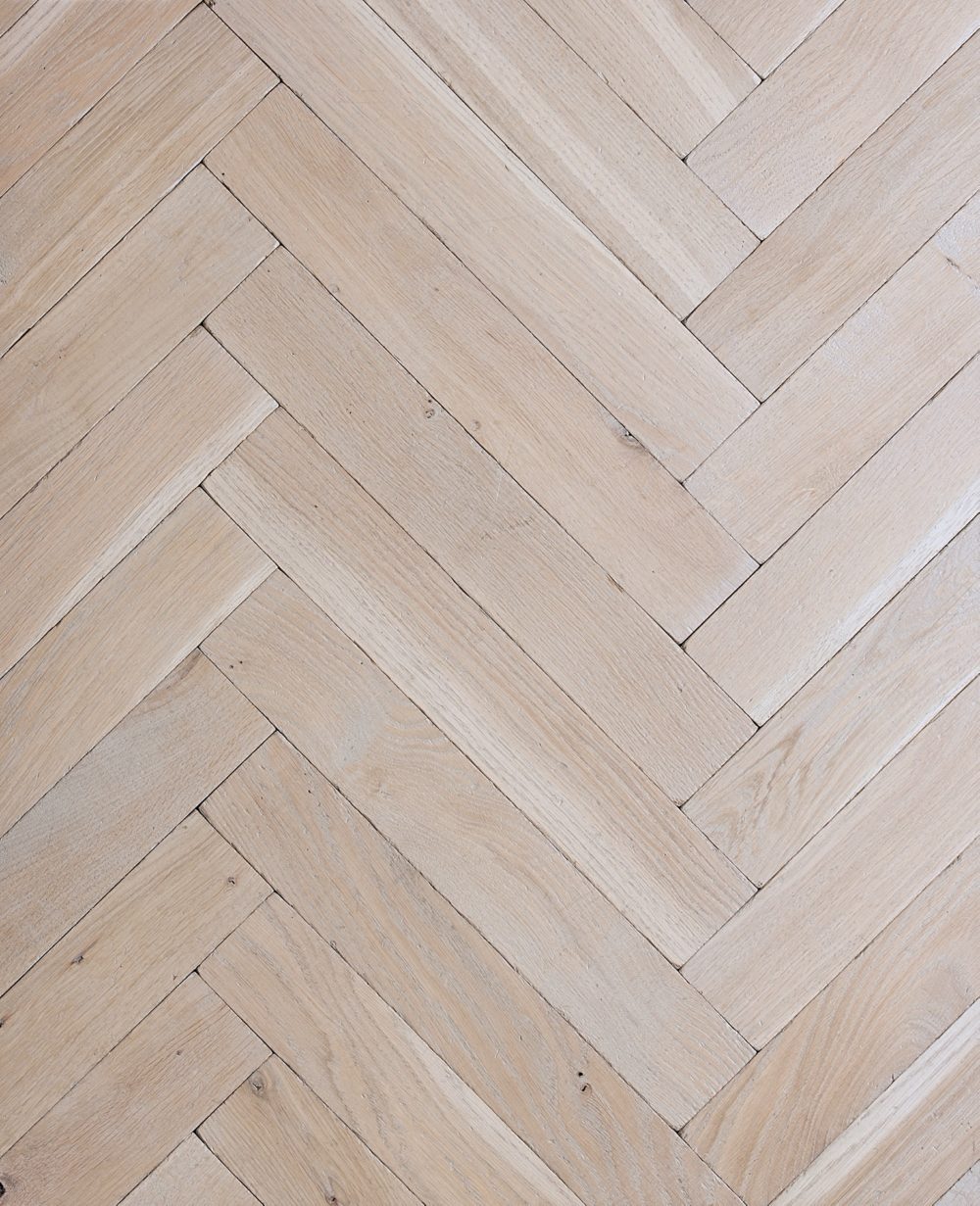 Beige Oak-Parquet-Solid-Distressed-Rustic-Oiled
